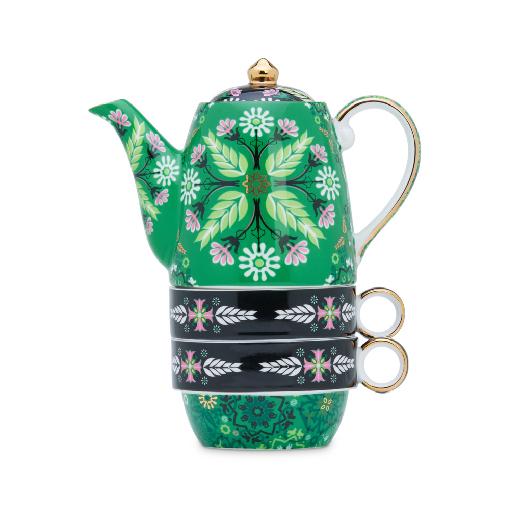 Portuguese Tiles Remix Tea For Two Green Shop all Teawares T2 Australia