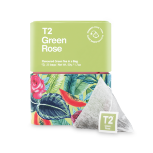Green Rose Tea Bag Icon Tin 25 pack