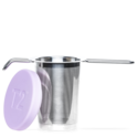 Basket Infuser With Silicone Lid Lilac image number 1