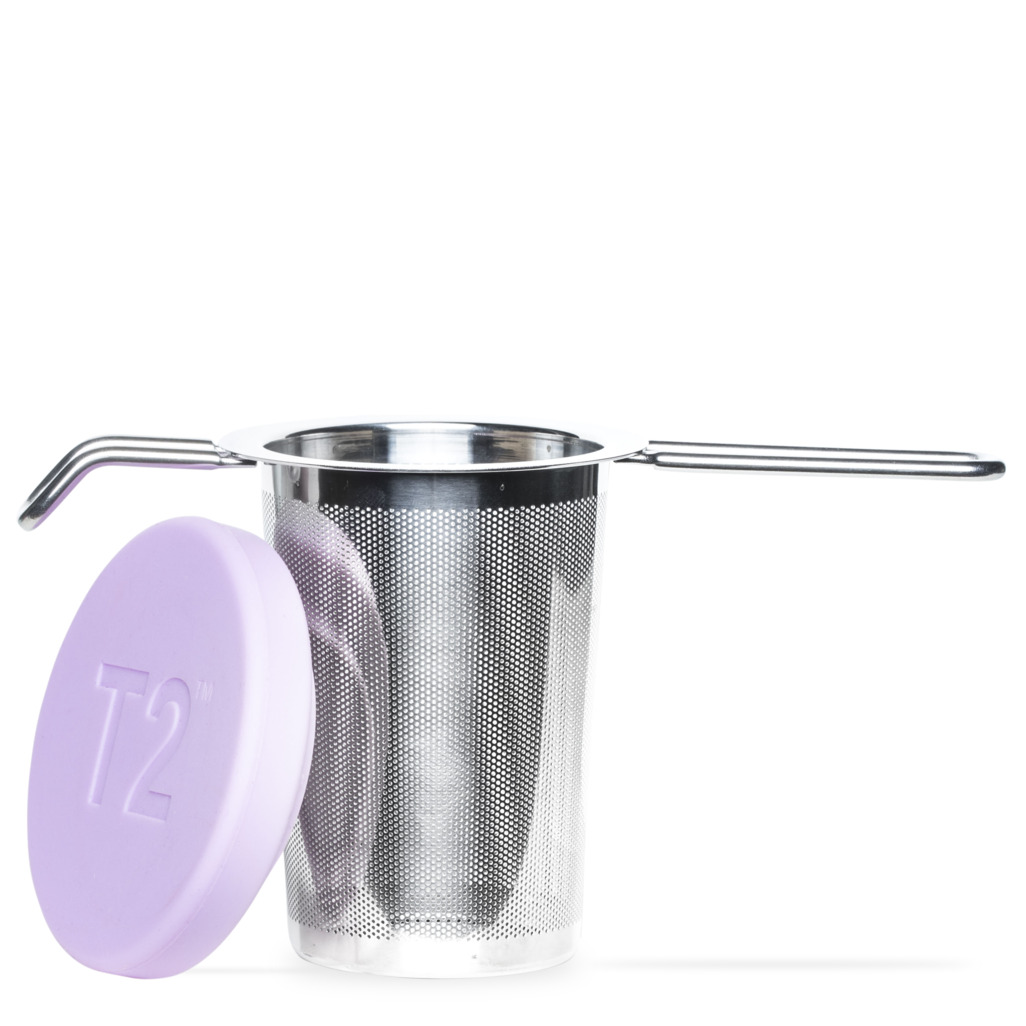 Basket Infuser With Silicone Lid Lilac image number 1
