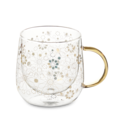 Bee Moroccan Glass Double Walled Mug image number 0