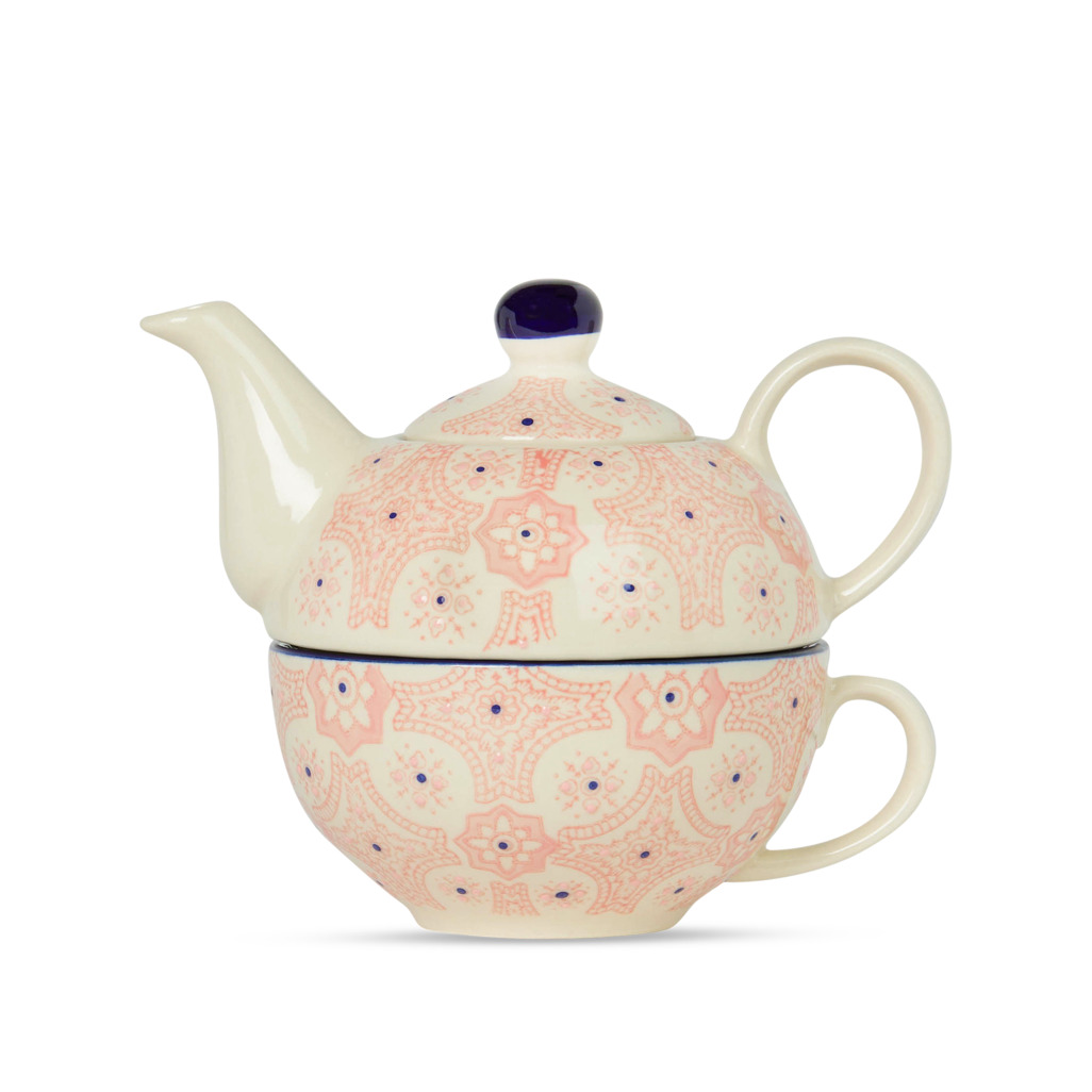 Fantastic Fandangle Tea For One Pink Flower Shop all Teawares T2