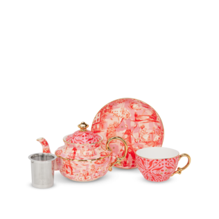 High Tea Hijinks Tea For One Pink