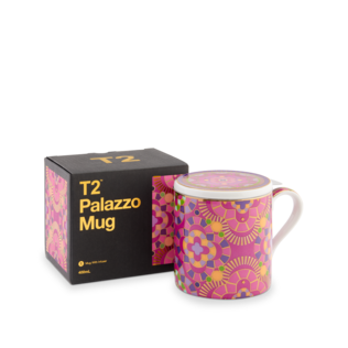 Boxed Palazzo Mug With Infuser Purple