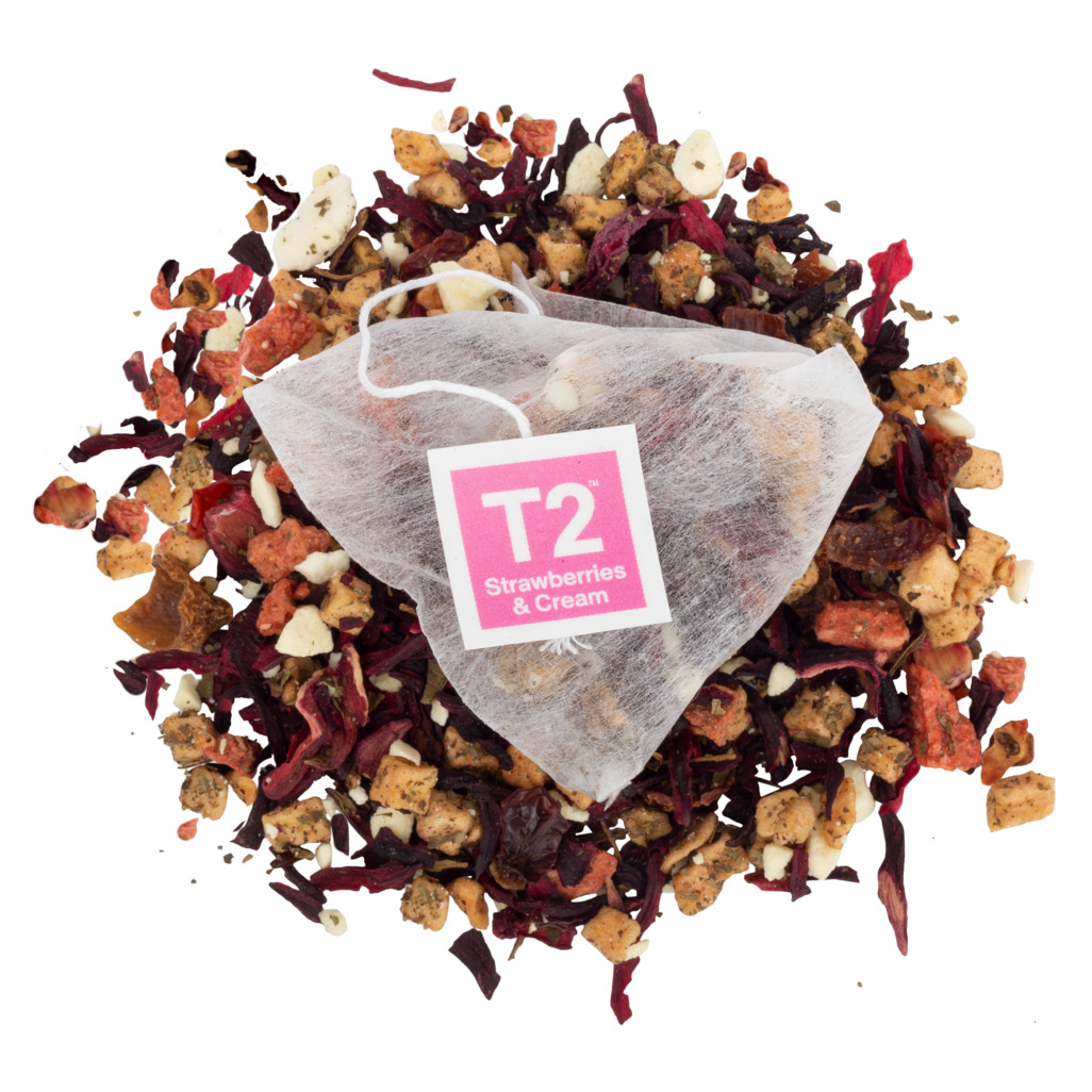Strawberries & Cream Tea Bag Cube 25 pack image number 1