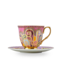 Palazzo Tall Cup & Saucer Purple image number 1