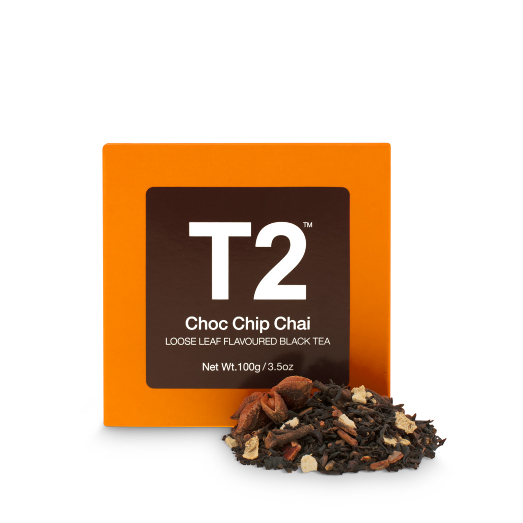 Choc Chip Chai Loose Leaf Cube 100g image number 0