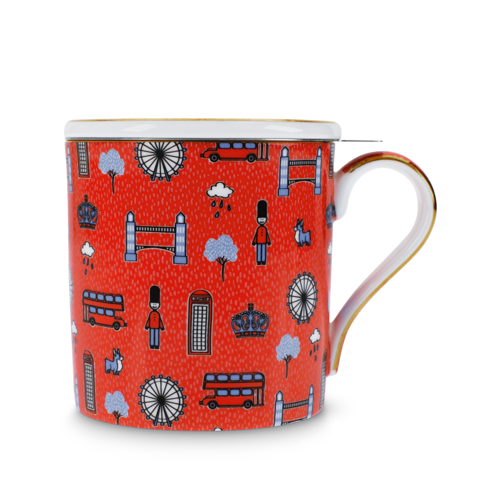 Iconic English Breakfast Mug with Infuser image number 1