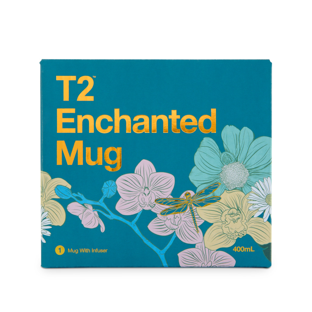 Boxed Enchanted Mug With Infuser Turquoise