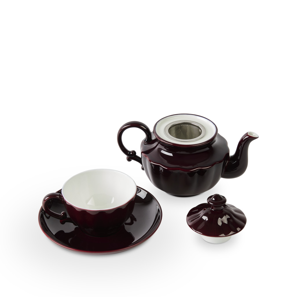 Ancora Tea For One Burgundy image number 4