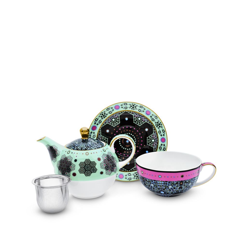 Moroccan Tealeidoscope Aqua Tea For One image number 1