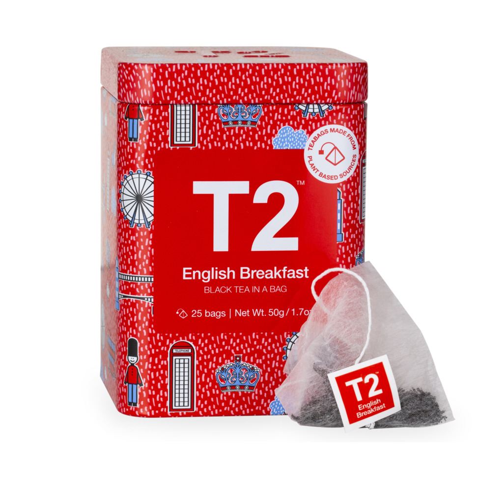 English Breakfast Tea Bag Icon Tin 25 pack image number 0