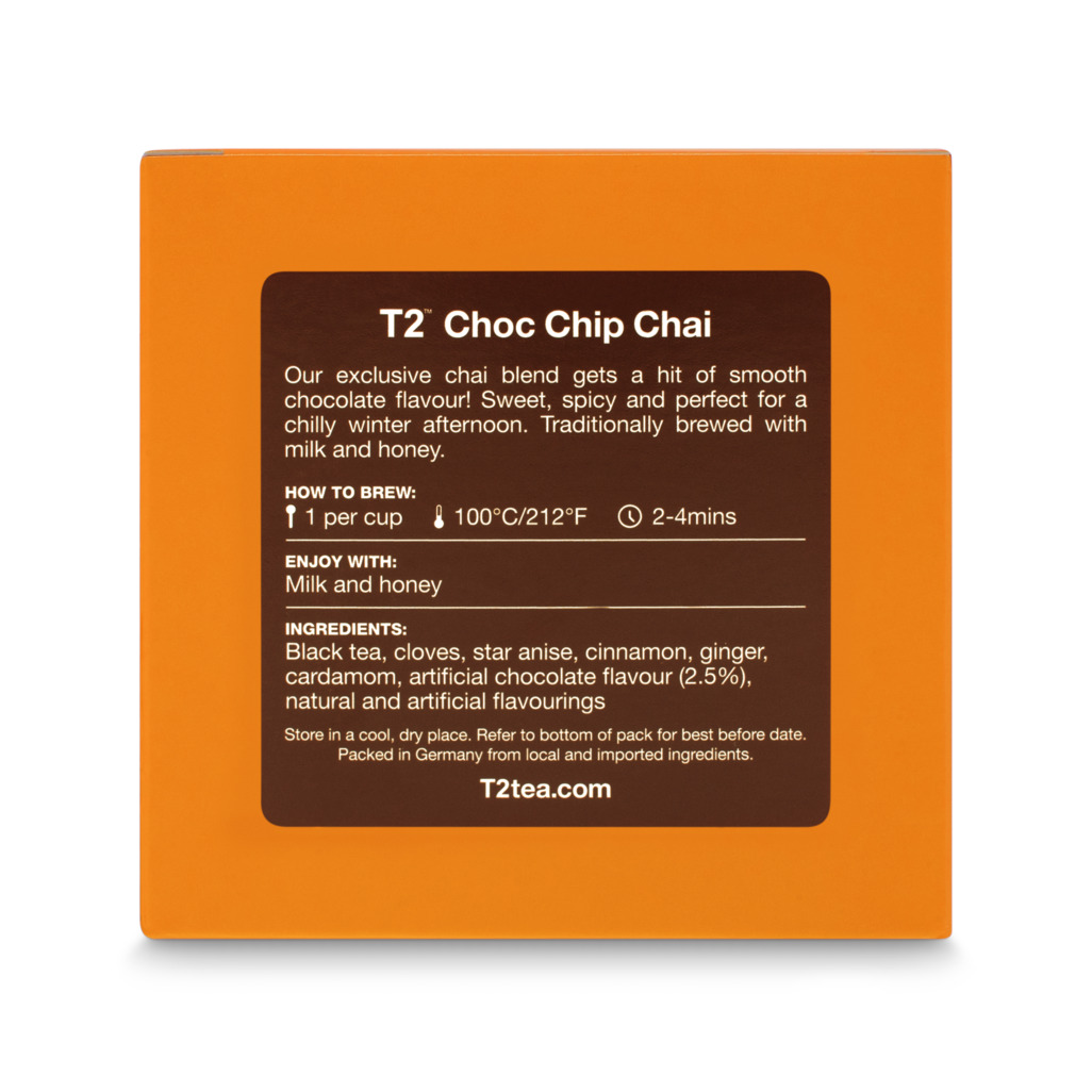 Choc Chip Chai Loose Leaf Cube 100g image number 3