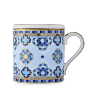 Boxed Palazzo Mug With Infuser Sky