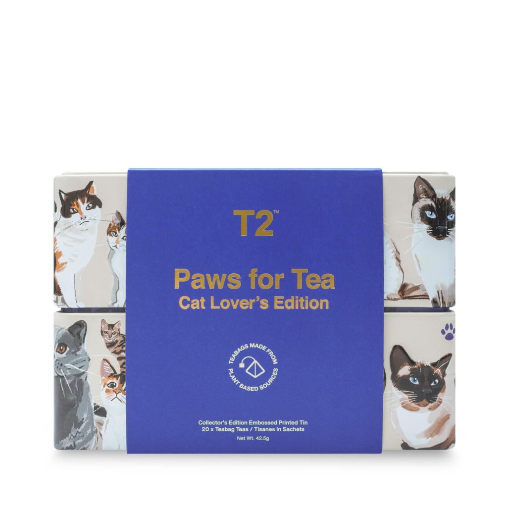 Paws For Tea: Cat Lover’s Edition Tea Bag Tin image number 1