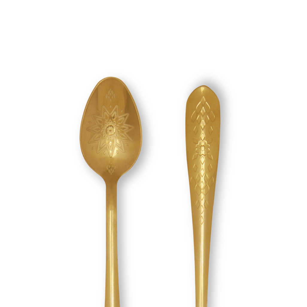 Yes Way Crochet Long Teaspoon Gold image number 1