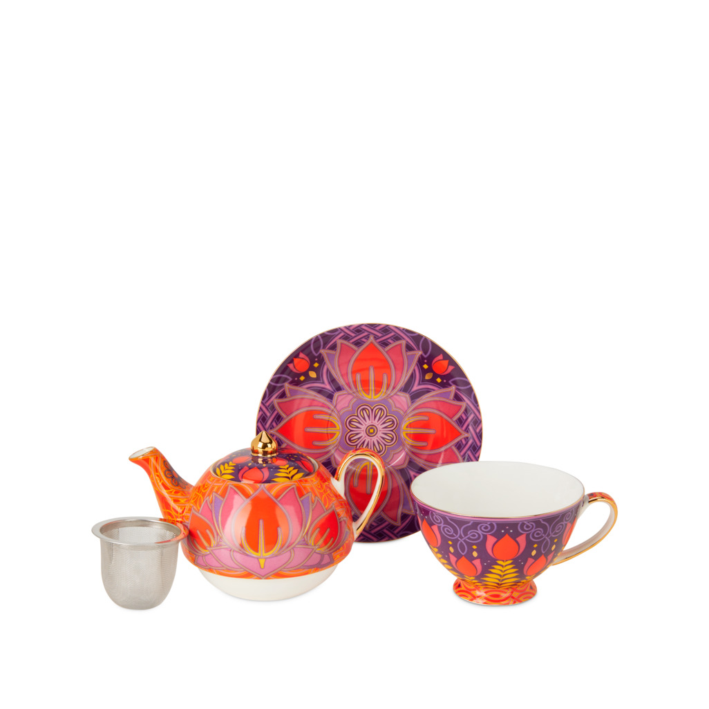 The Opulence Express Tea For One Violet image number 1