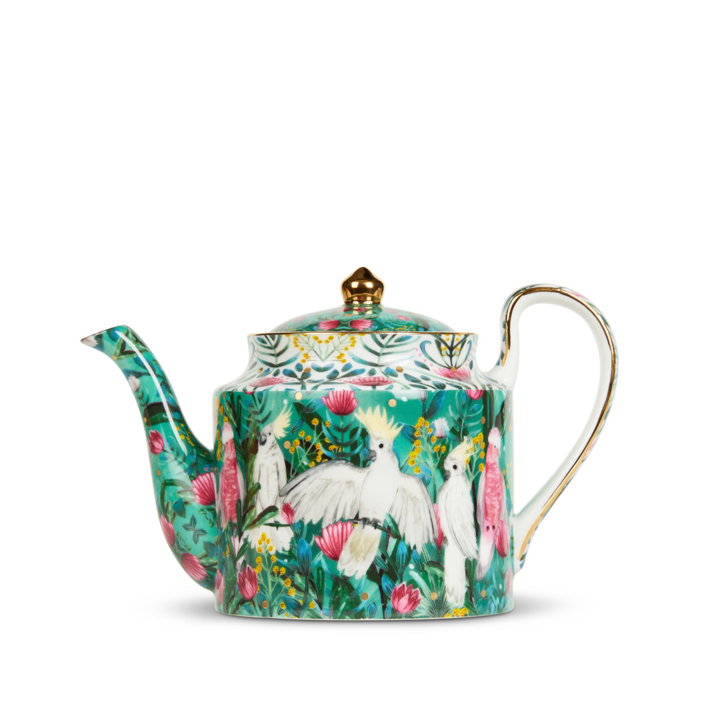 Australianarama Tall Teapot Green Teapots T2 Singapore
