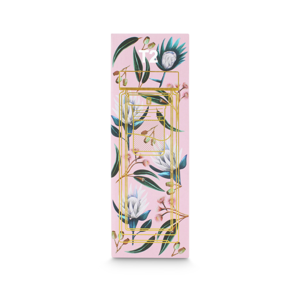 T2 Boxed Double Walled Glass Flask Luscious Protea image number 3