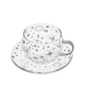 Starlight Glass Cup & Saucer image number 2