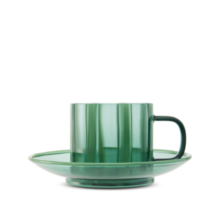 Mimi Cup & Saucer Green