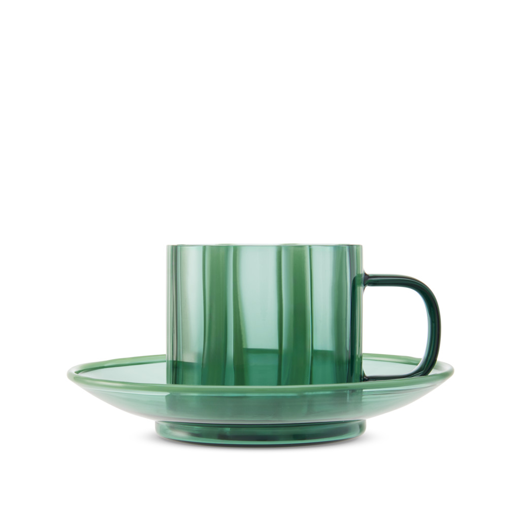 Mimi Cup & Saucer Green image number 1