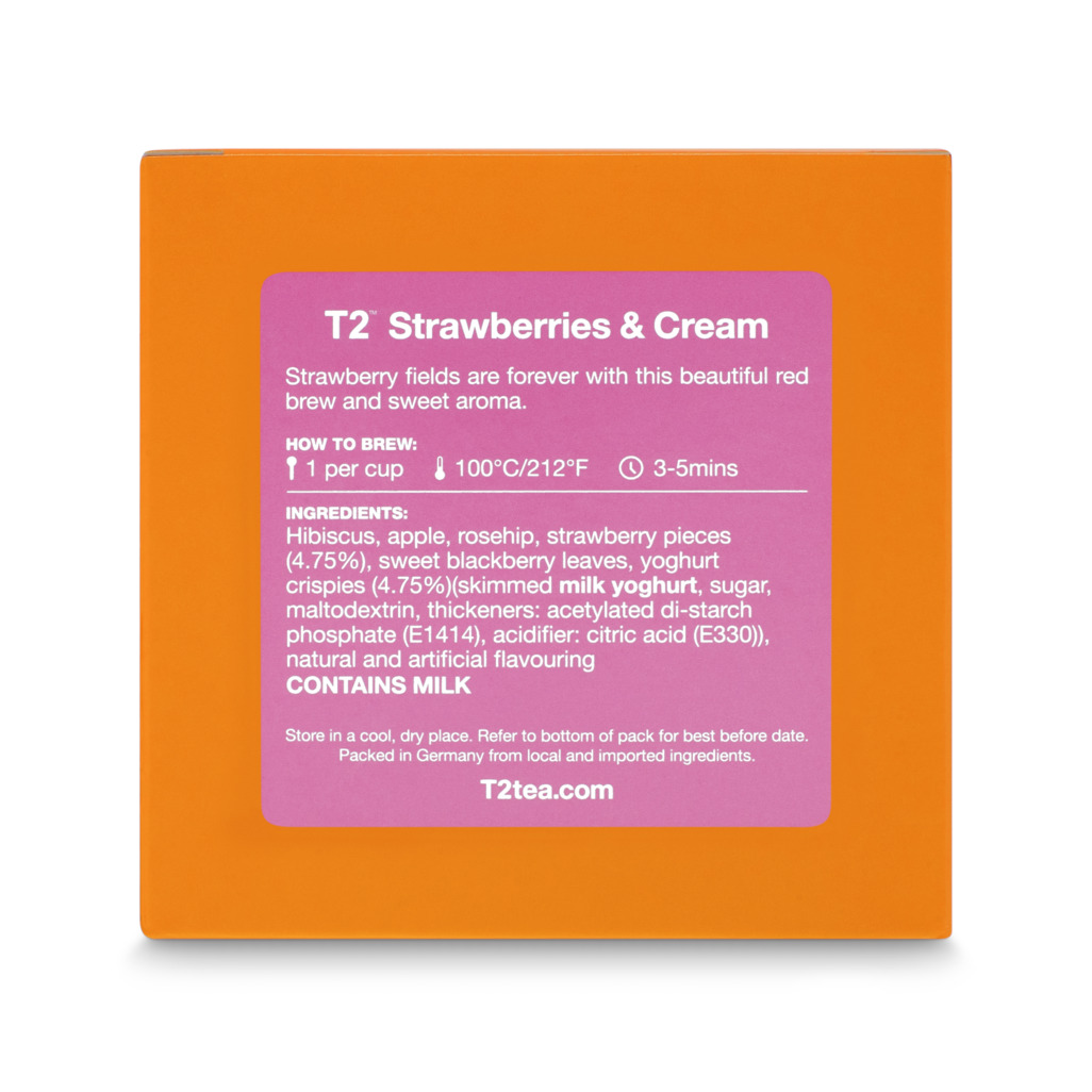 Strawberries & Cream Loose Leaf Cube 100g image number 2