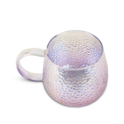 Lilac Hammered Glass Mug image number 2