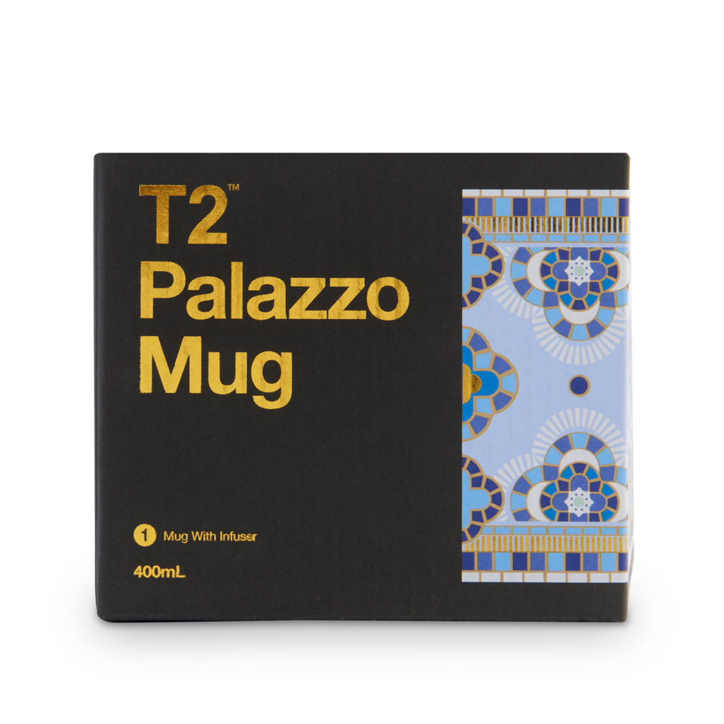 Boxed Palazzo Mug With Infuser Sky image number 4