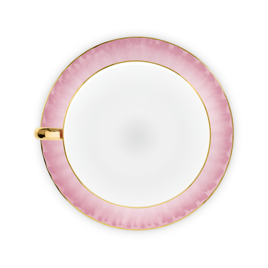 Ombre Opulence Cup & Saucer Pink image number 3