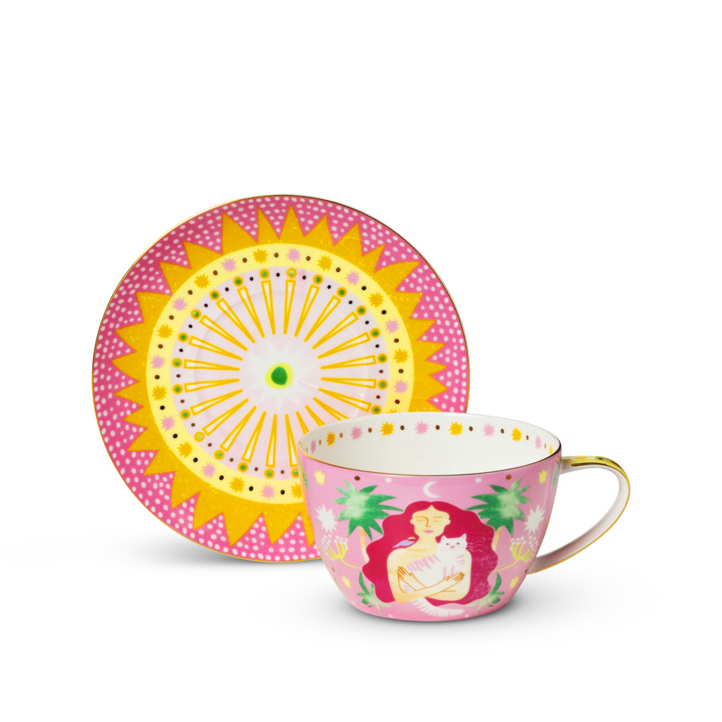 Languages Of Love Generous Cup And Saucer Touch Cup & Saucer Sets T2 NZ