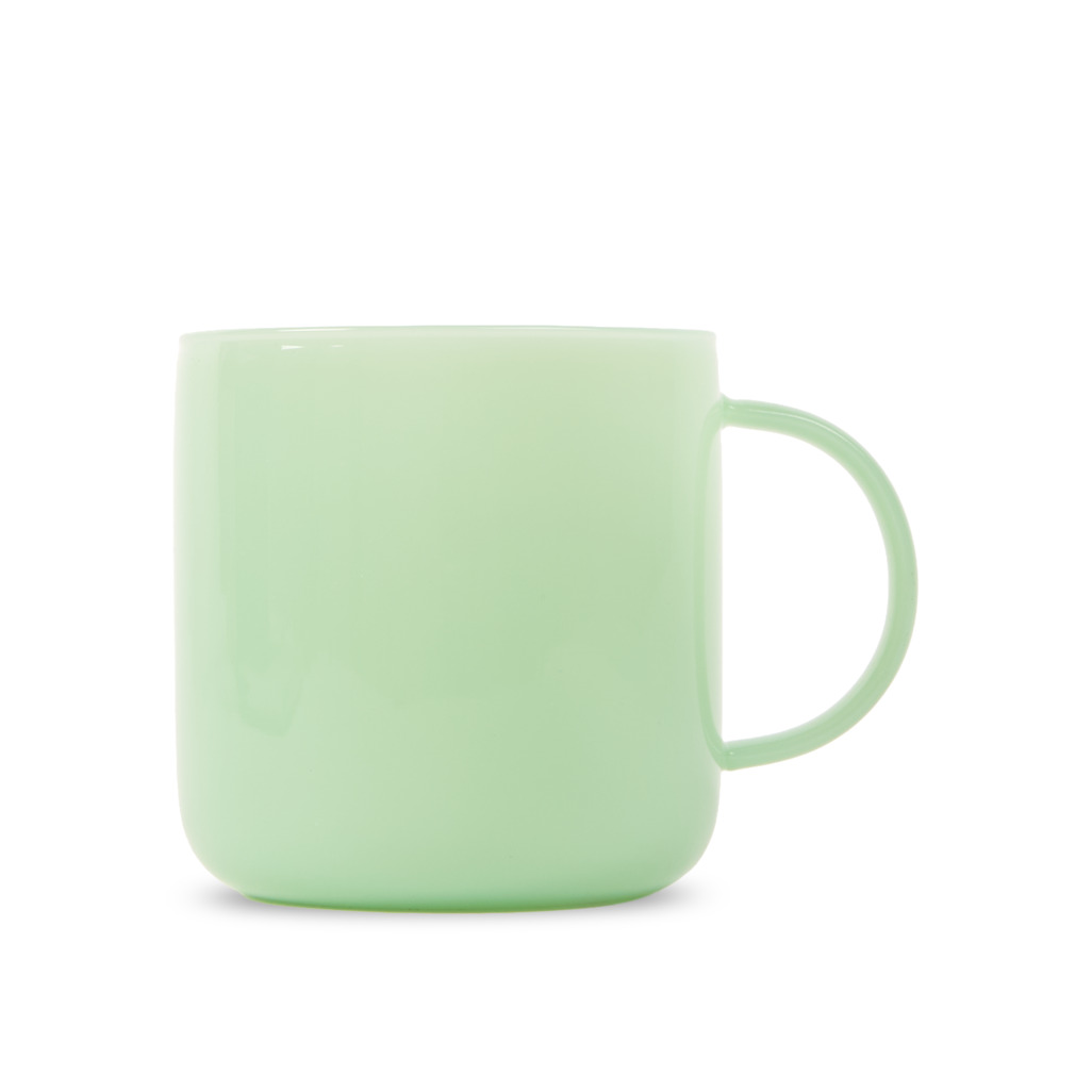 Milk Glass Mug Jade image number 0