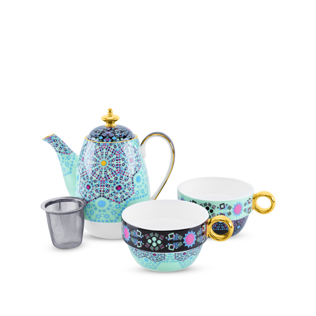 Moroccan Tealeidoscope Aqua Tea For Two image number 1