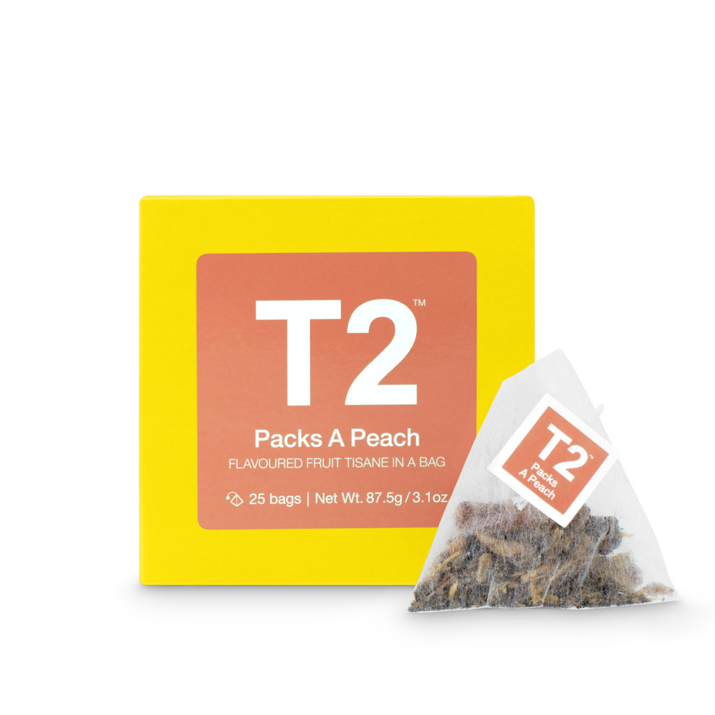 Packs A Peach Tea Bag Cube 25 pack image number 0