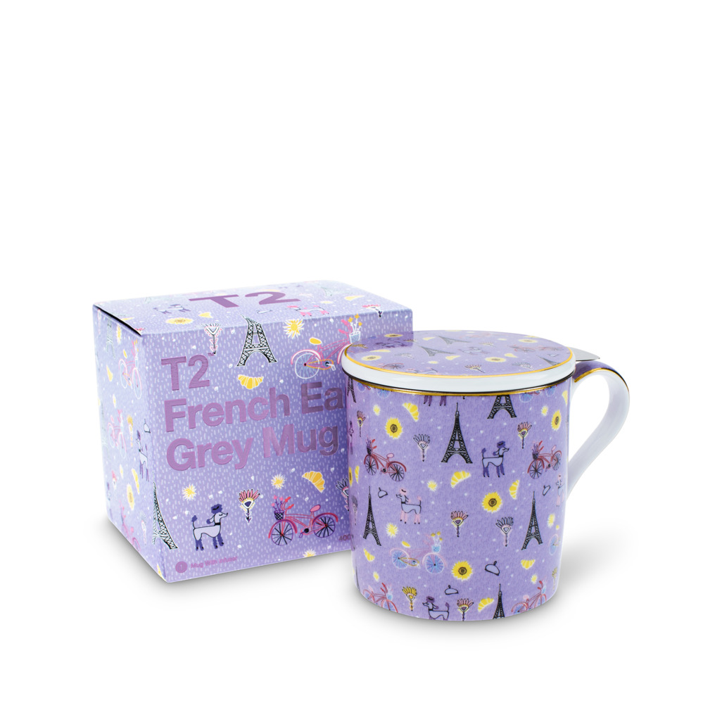 Iconic French Earl Grey Mug with Infuser image number 0