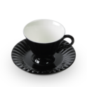 Ancora Cup & Saucer Black image number 2