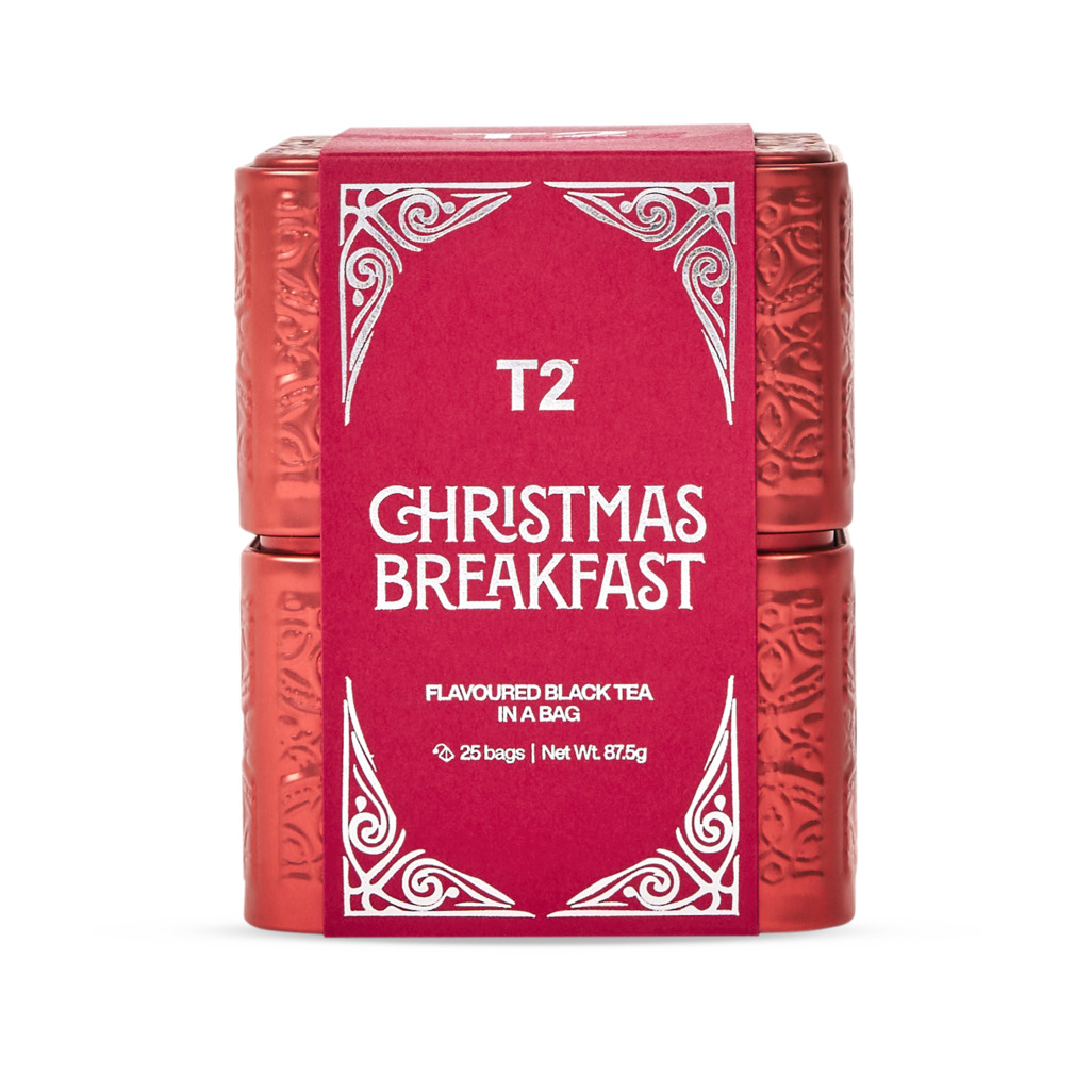 Christmas Breakfast Tea Bag Tin 25 pack image number 2