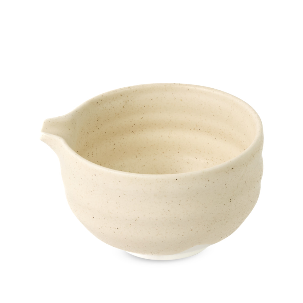 Hibi Spouted Matcha Bowl Beige image number 3