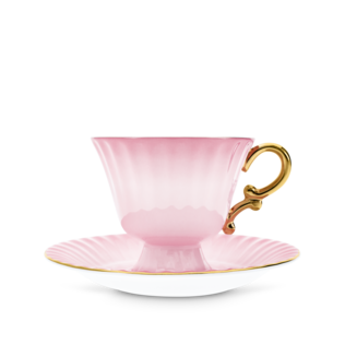 Ombre Opulence Cup & Saucer Pink