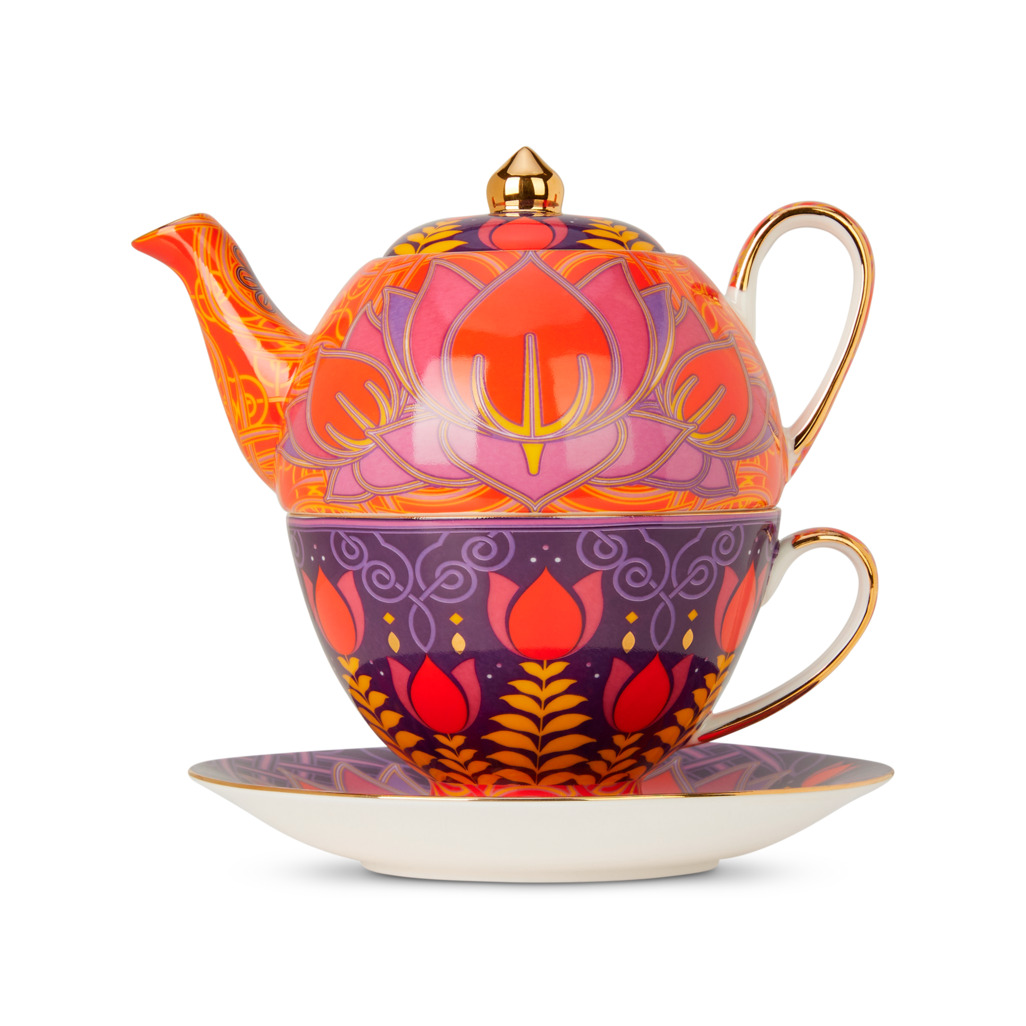 The Opulence Express Tea For One Violet image number 0