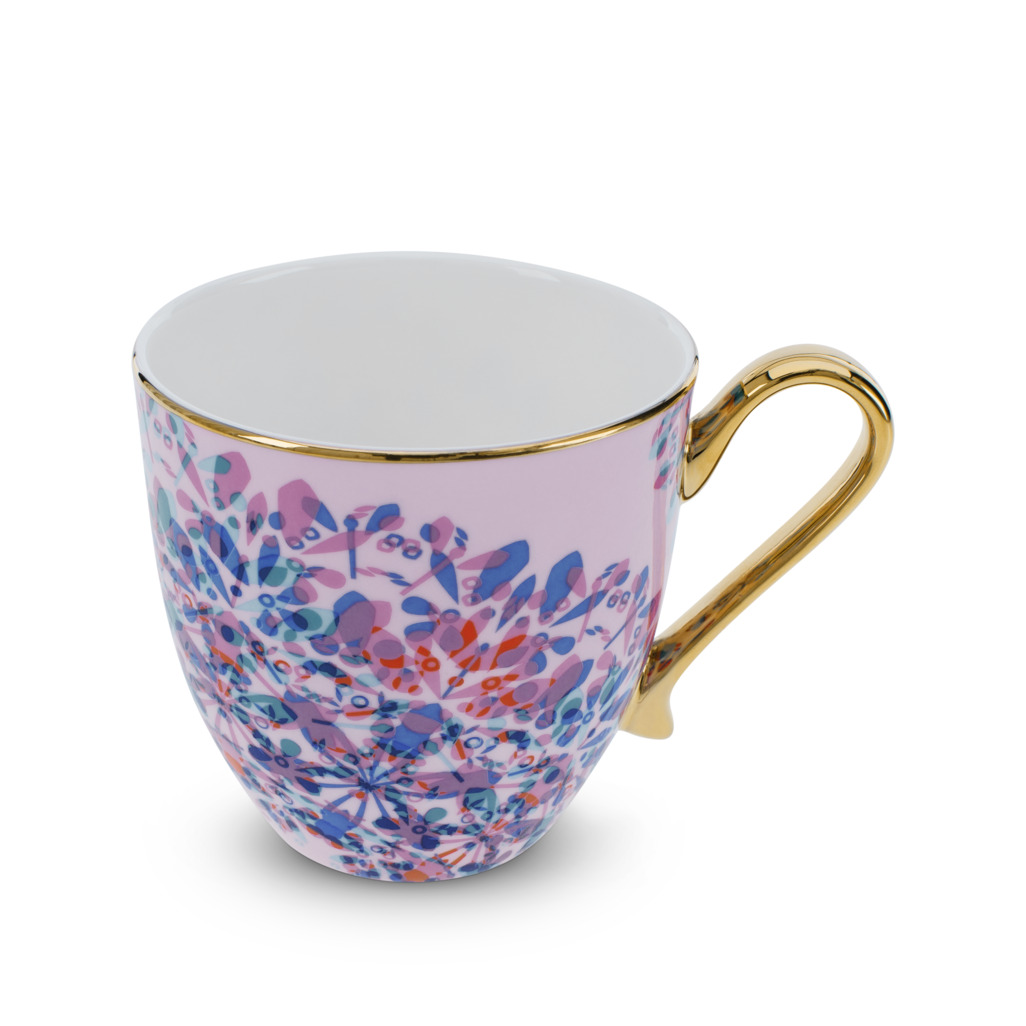 Spiral Kaleidoscope Pretty Mug Pink Tea Mugs | T2 Australia