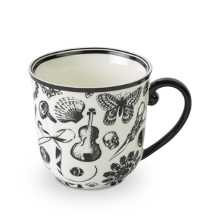 Curios Pretty Mug Black