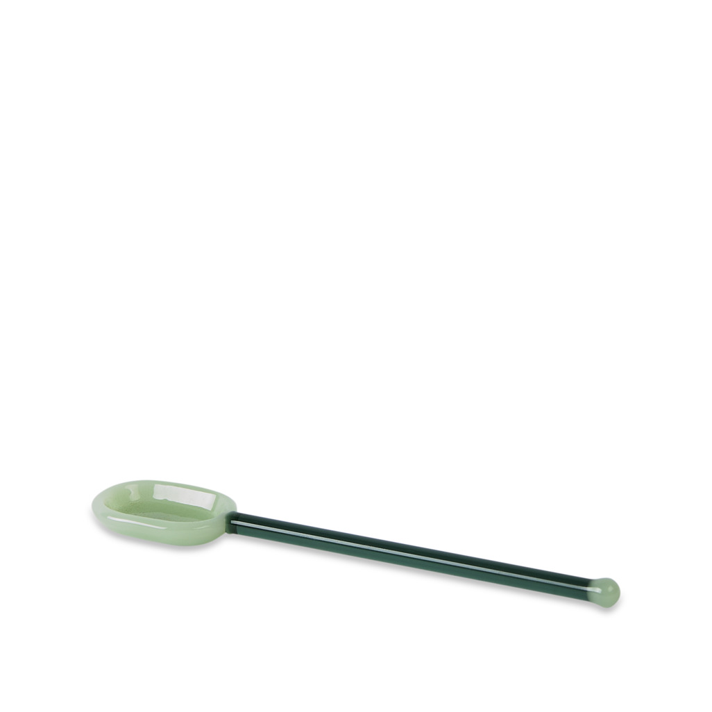 Mimi Glass Teaspoon Green image number 2