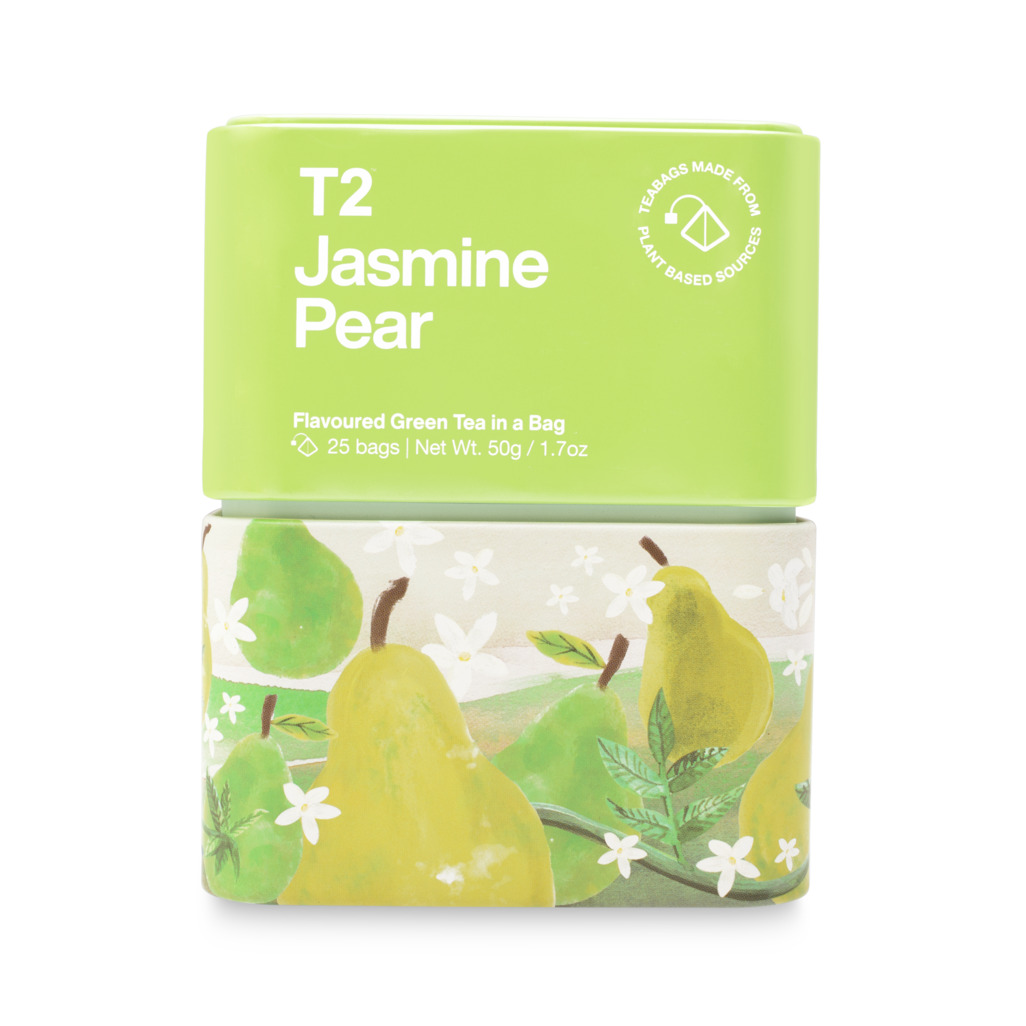 Jasmine Pear Tea Bag Icon Tin 25 pack image number 2
