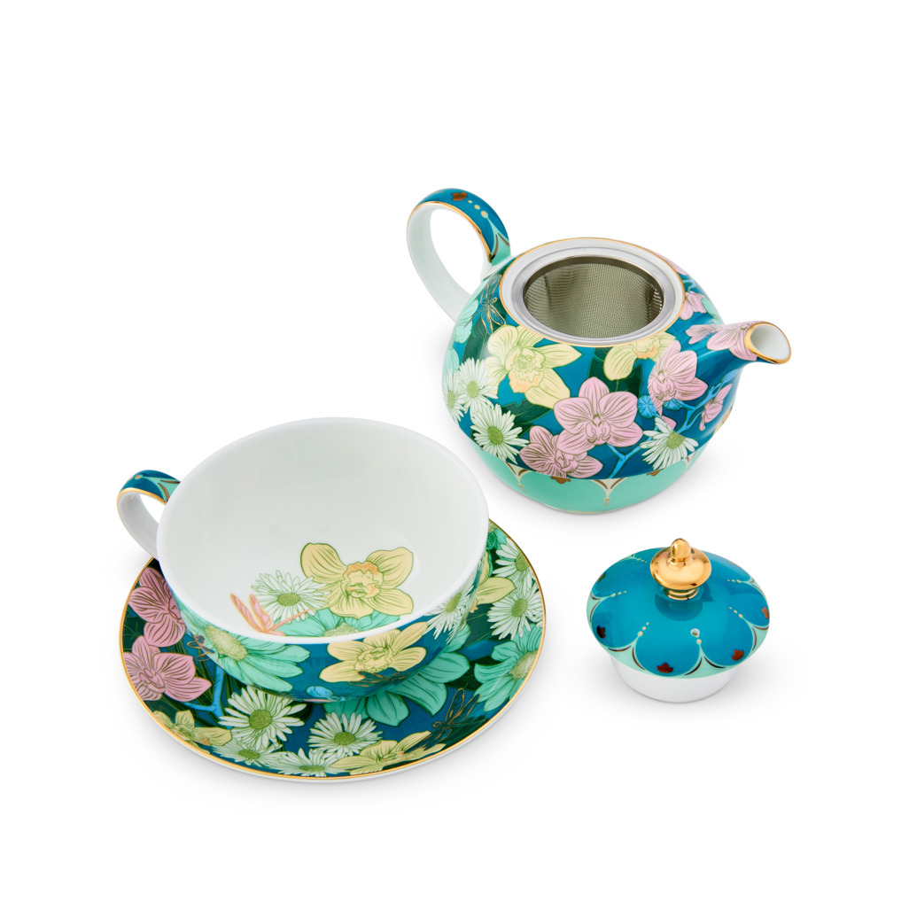 Boxed Enchanted Tea For One Turquoise image number 6