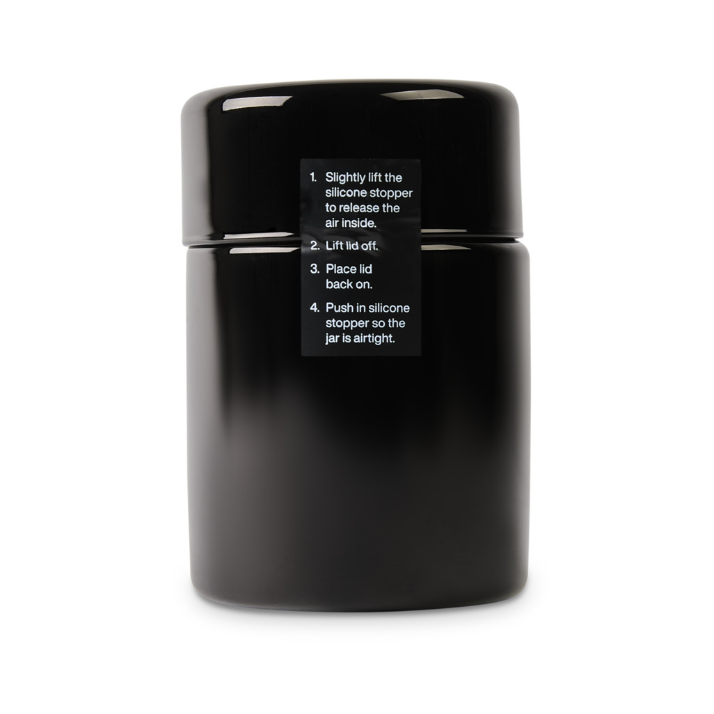 Glass Storage Jar Black image number 2