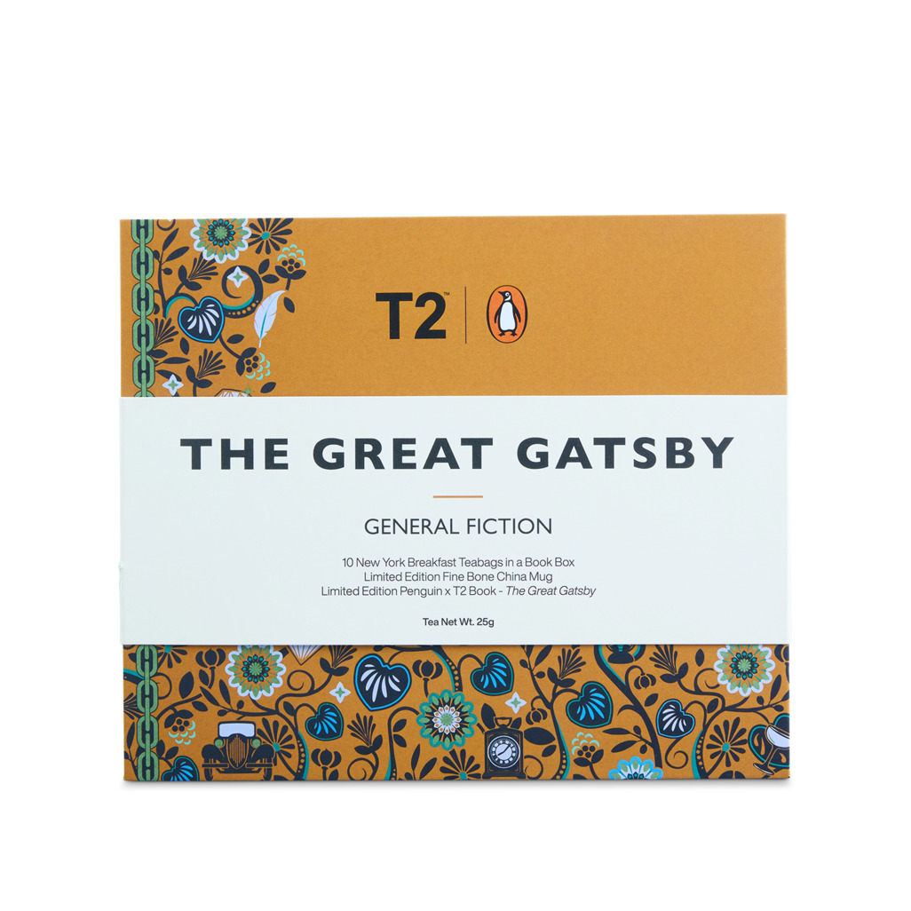 T2 x Penguin Books - Tea & Books: The Great Gatsby General Fiction Gift Pack image number 1
