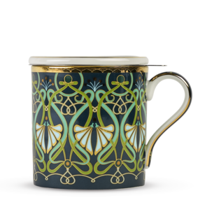 Boxed Toulouse Mug With Infuser Midnight