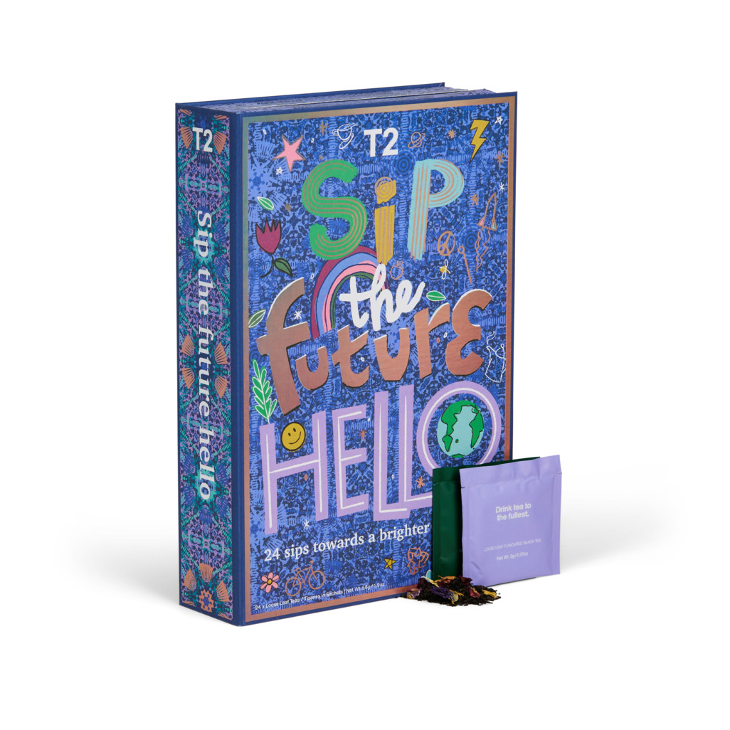 Sip the Future Hello Loose Leaf Advent Calendar Tea Gift Packs T2