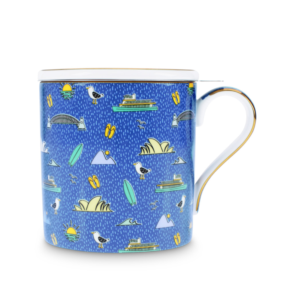 Boxed Iconic Sydney Breakfast Mug With Infuser image number 1